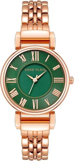 Anne Klein Rose Gold-Tone Bracelet Watch